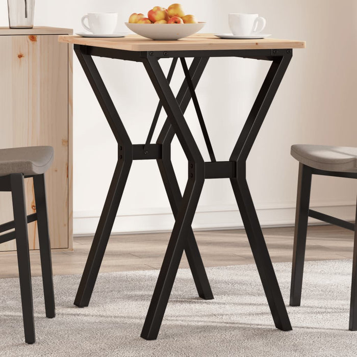 Dining Table Legs Y-Frame 60x40x73 cm Steel