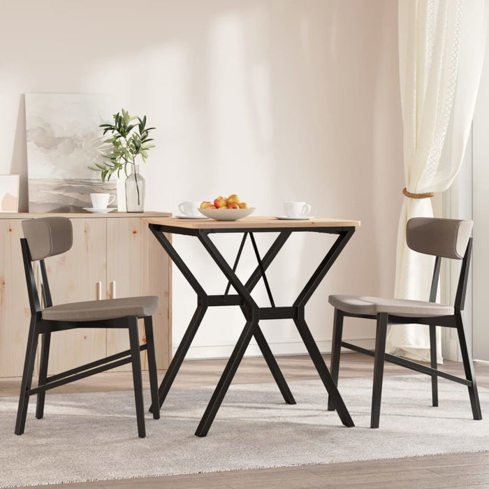 Dining Table Legs Y-Frame 60x60x73 cm Steel