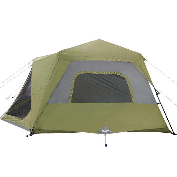 Family Tent 10-Person Green Quick Release Waterproof