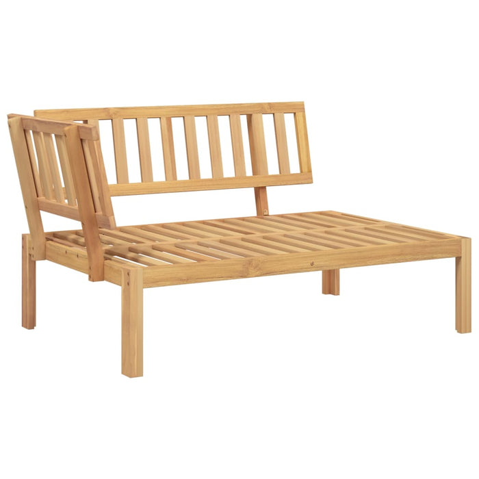 4 Piece Garden Pallet Sofa Set Solid Wood Acacia