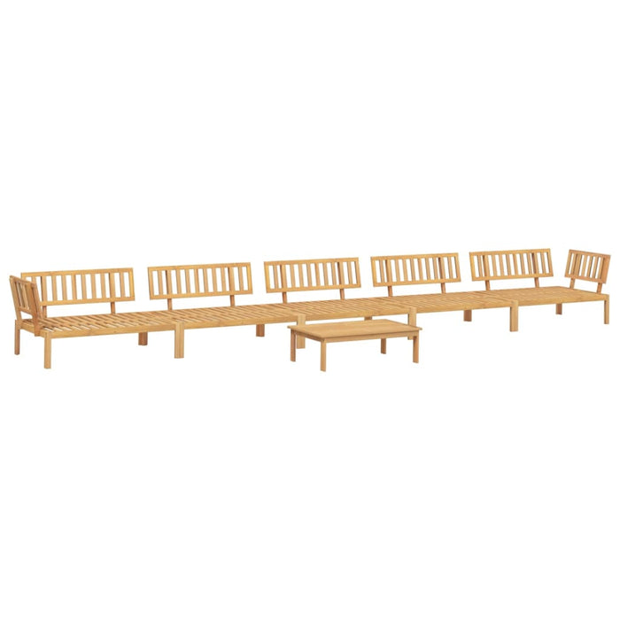 6 Piece Garden Pallet Sofa Set Solid Wood Acacia