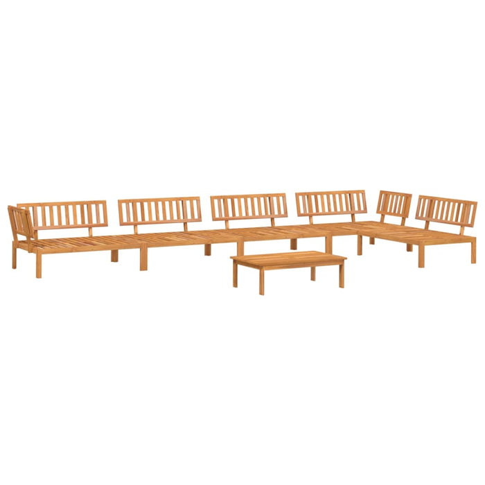 6 Piece Garden Pallet Sofa Set Solid Wood Acacia