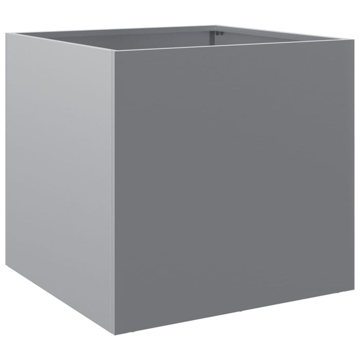 Planter Silver 42x40x39 cm Galvanised Steel