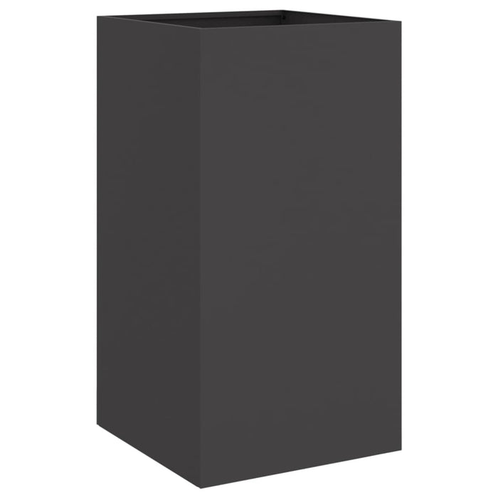 Planter Black 42x38x75 cm Steel