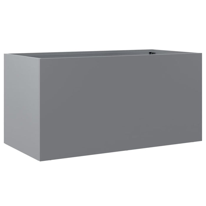 Planter Silver 62x30x29 cm Galvanised Steel