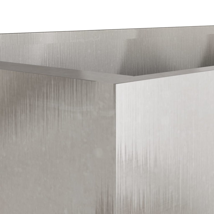 Planter Silver 62x47x46 cm Stainless Steel