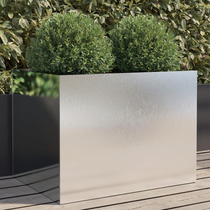 Planter Silver 62x47x46 cm Stainless Steel