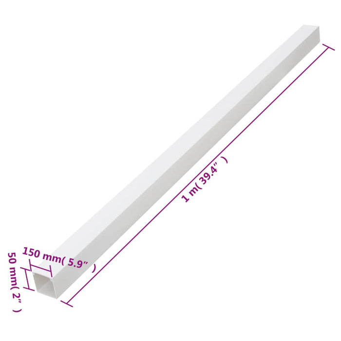 Cable Trunking 150x50 mm 10 m PVC