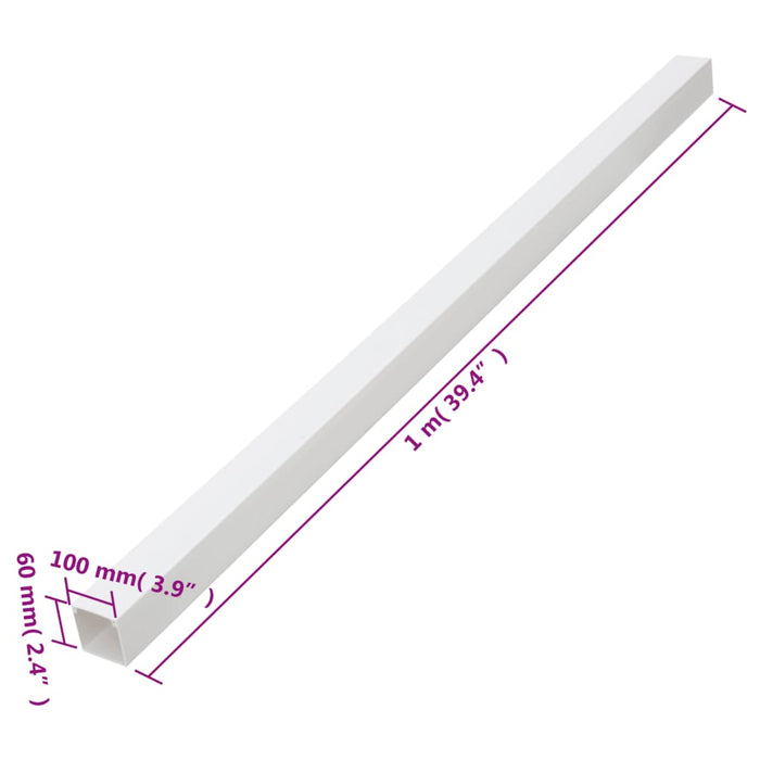 Кабелен канал 100x60 mm 10 m PVC