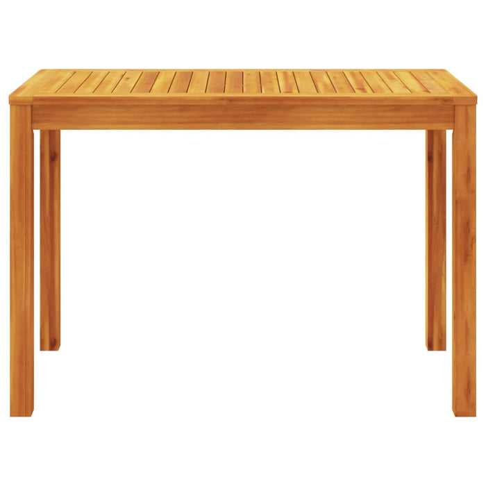 Garden Dining Table 110x55x75 cm Solid Wood Acacia