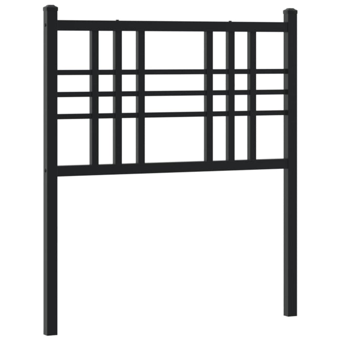 Metal Headboard Black 75cm