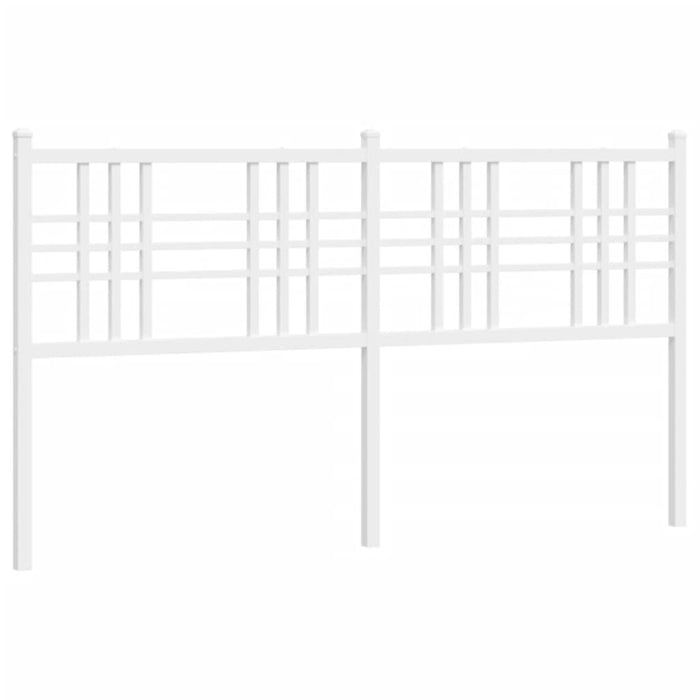 Metal Headboard White 150cm