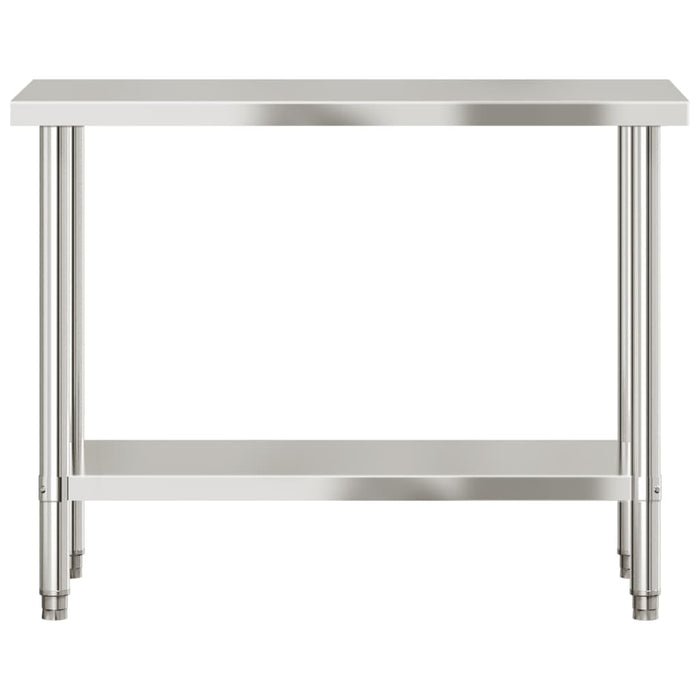 Kitchen Work Table 110x55x85 cm Stainless Steel