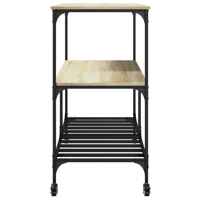 Kitchen Trolley Sonoma Oak 100x50x95 cm Engineered Wood