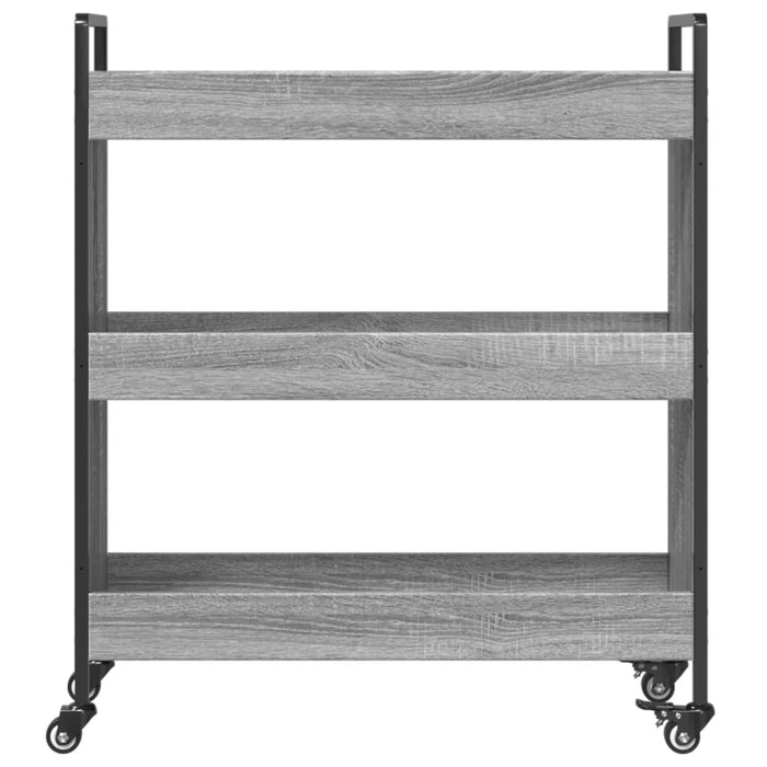 Kitchen Trolley Grey Sonoma 70x30x82 cm Engineered Wood