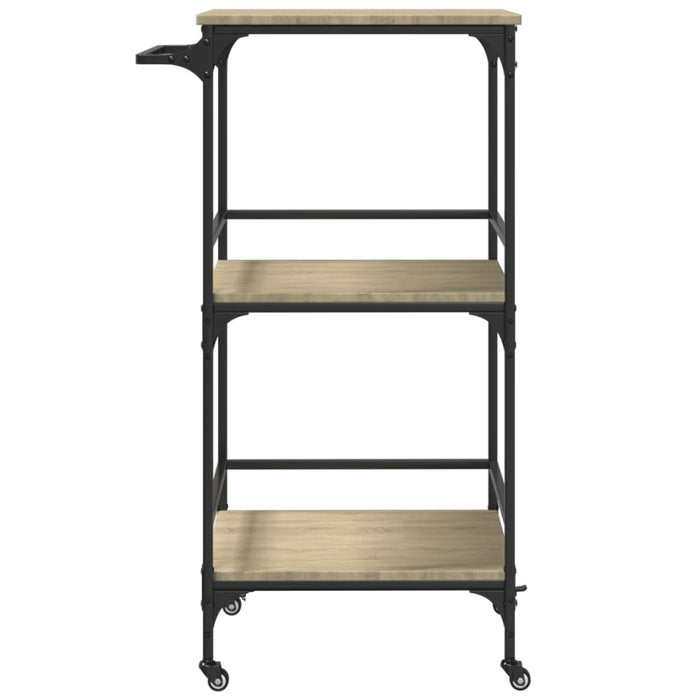 Kitchen Trolley Sonoma Oak 60.5x50x105 cm Engineered Wood