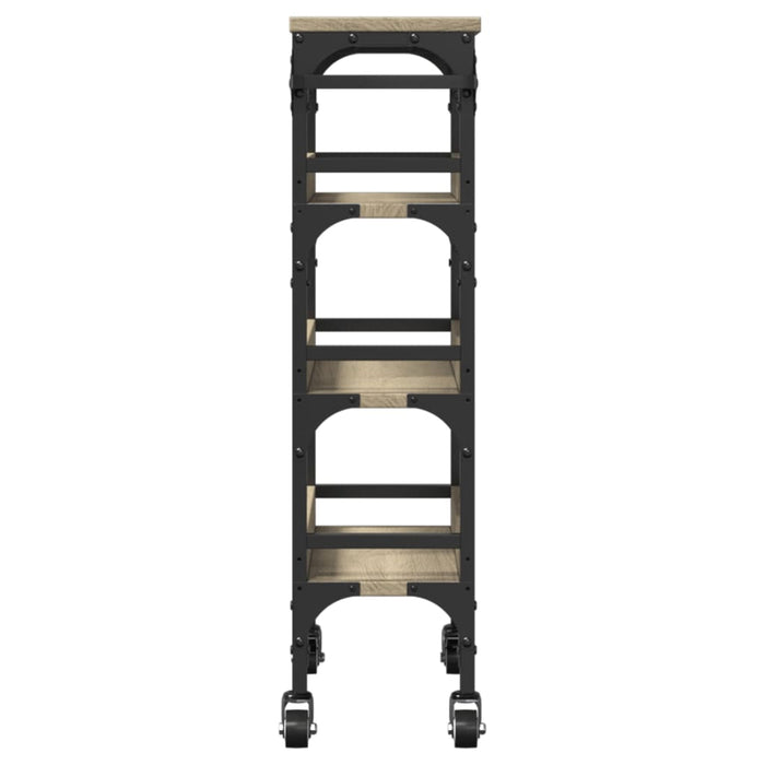 Kitchen Trolley Sonoma Oak 53x20x76 cm Engineered Wood