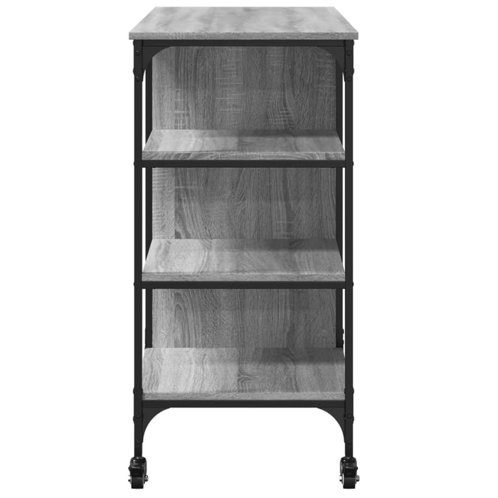 Kitchen Trolley Grey Sonoma 100x45x89.5 cm Engineered Wood