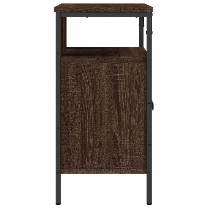 Bathroom Sink Cabinet Brown Oak 60x30x60 cm Engineered Wood