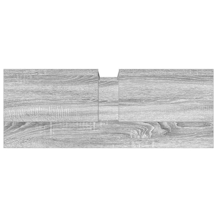 Шкаф за мивка за баня Grey Sonoma 80x30x60 cm Engineered Wood