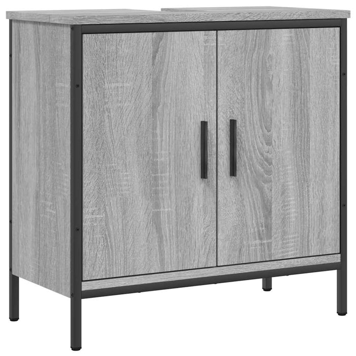 Bathroom Sink Cabinet Grey Sonoma 60x30x60 cm Engineered Wood