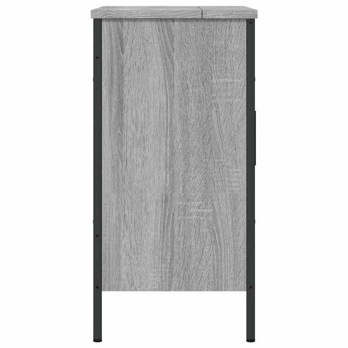 Bathroom Sink Cabinet Grey Sonoma 60x30x60 cm Engineered Wood