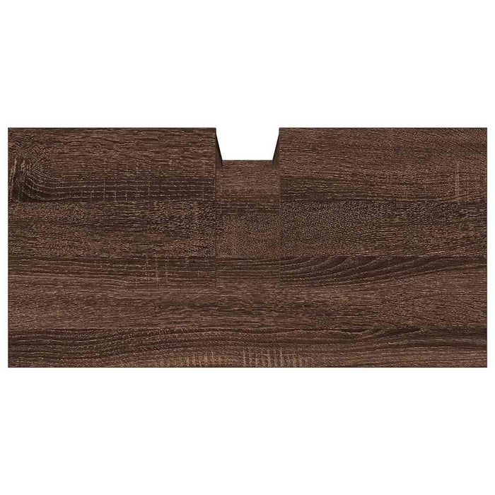 Bathroom Sink Cabinet Brown Oak 60x30x60 cm Engineered Wood