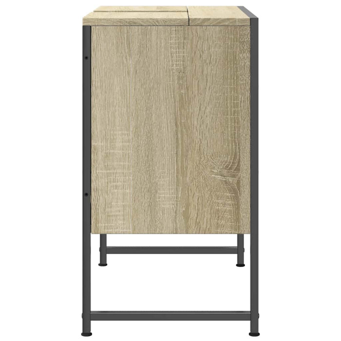 Bathroom Sink Cabinet Sonoma Oak 60x33x60 cm Engineered Wood