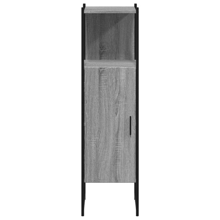 Bathroom Cabinet Grey Sonoma 33x33x120.5 cm Engineered Wood