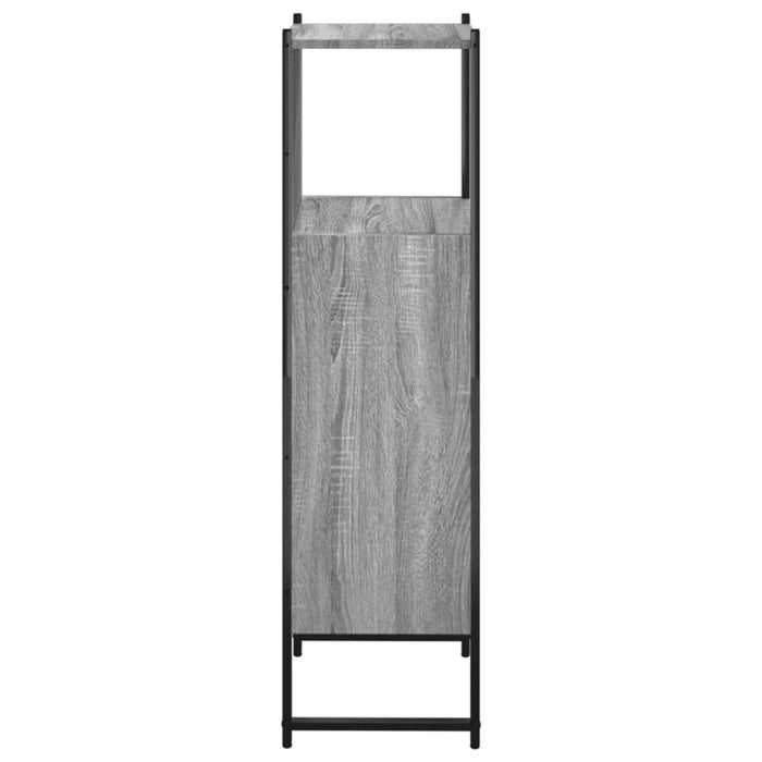 Bathroom Cabinet Grey Sonoma 33x33x120.5 cm Engineered Wood