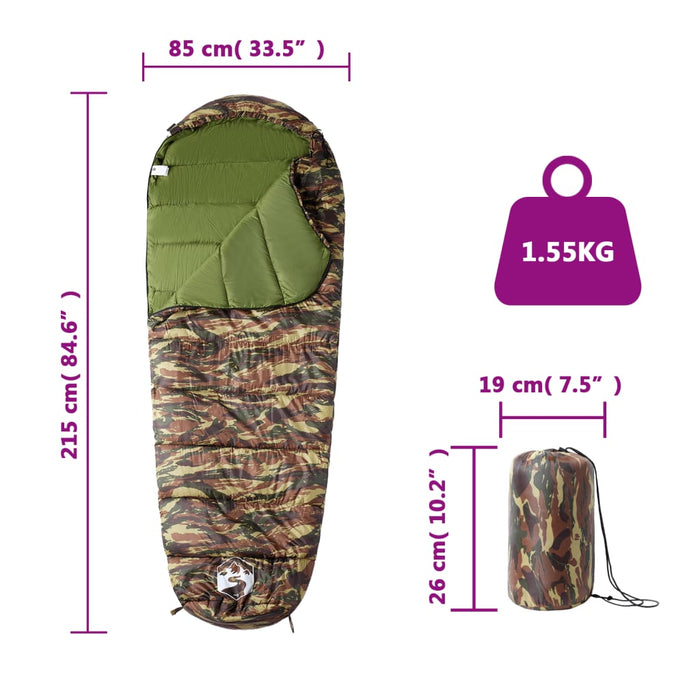 Mummy Sleeping Bag for Adults Camping 3 Seasons