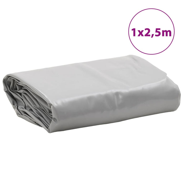 Prelata gri 1x2,5 m 650 g/m²