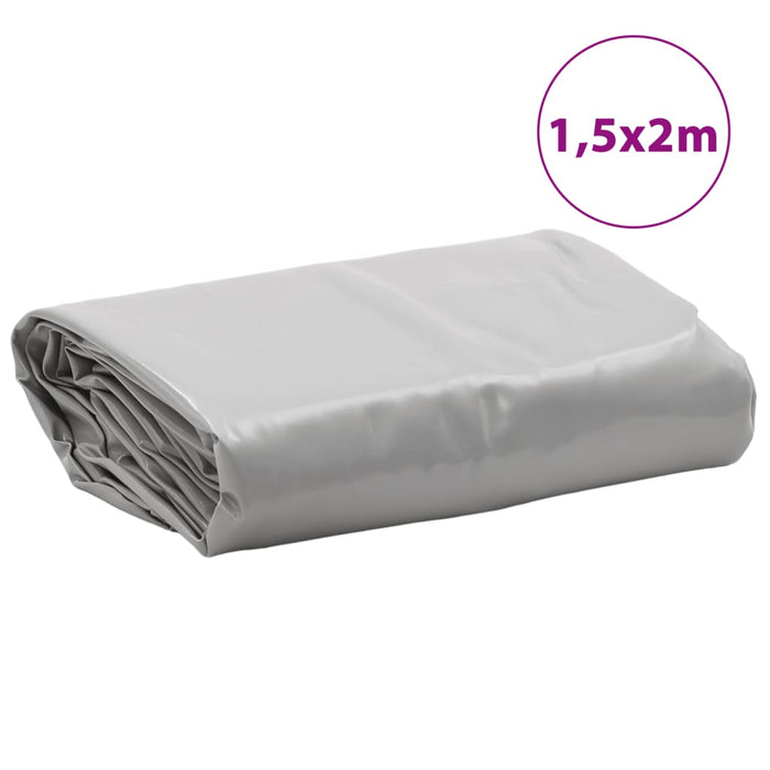 Prelata gri 1,5x2 m 650 g/m²