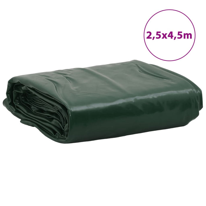 Prelata verde 2,5x4,5 m 650 g/m²