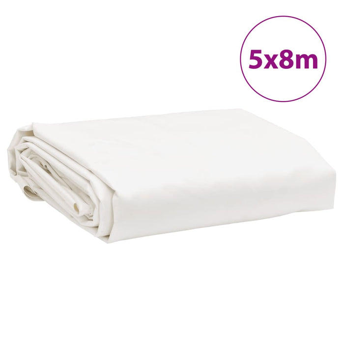 Prelata alba 5x8 m 650 g/m²