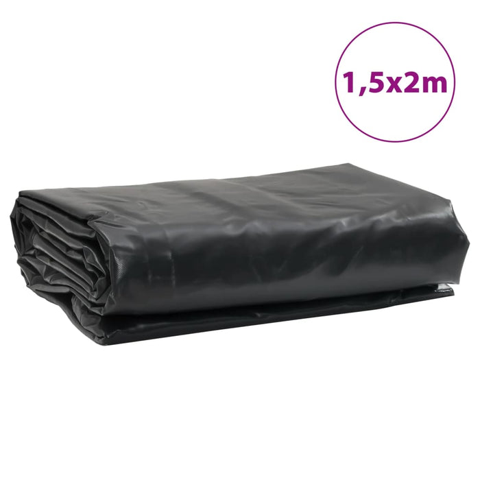 Prelata neagra 1,5x2 m 650 g/m²