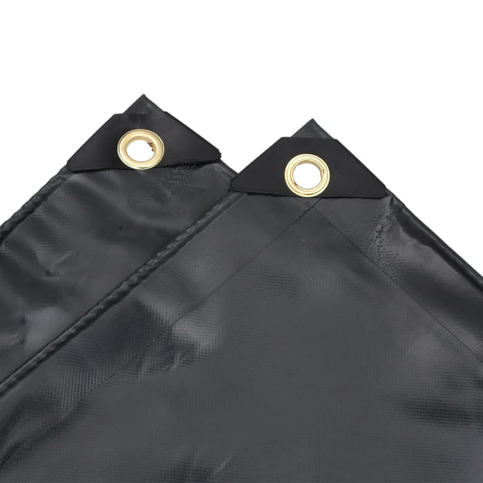 Tarpaulin Black 5x5 m 650 g/m²