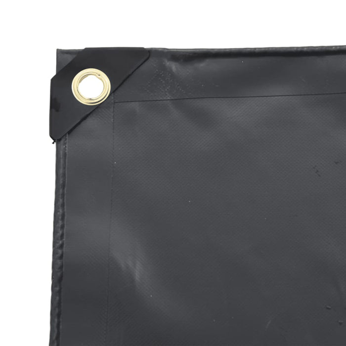 Tarpaulin Black 5x5 m 650 g/m²