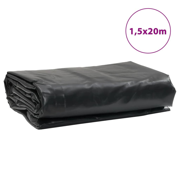 Tarpaulin Anthracite 1.5x20 m 650 g/m²