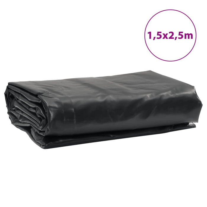 Tarpaulin Anthracite 1.5x2.5 m 650 g/m²