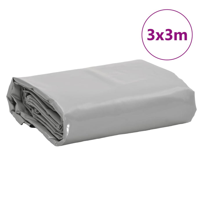 Tarpaulin Grey 3x3 m 650 g/m²