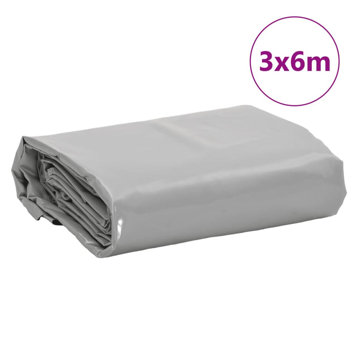 Tarpaulin Grey 3x6 m 650 g/m²