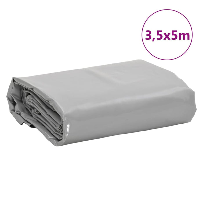 Prelata gri 3,5x5 m 650 g/m²