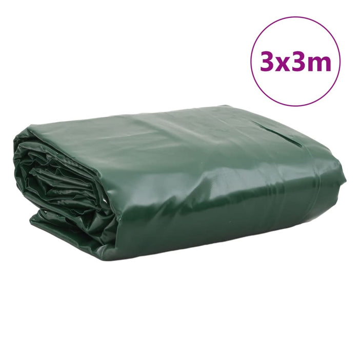 Prelata verde 3x3 m 650 g/m²