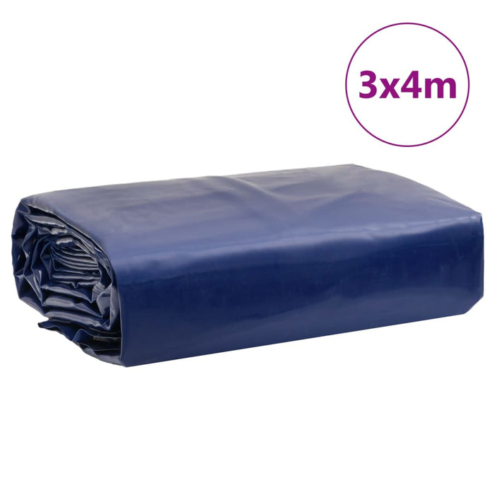 Tarpaulin Blue 3x4 m 600 g/m²