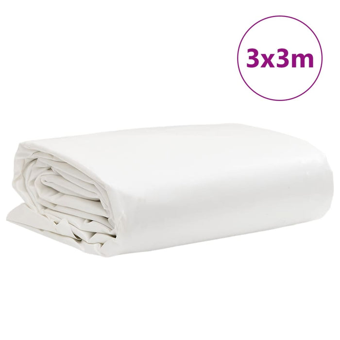 Prelata alba 3x3 m 650 g/m²