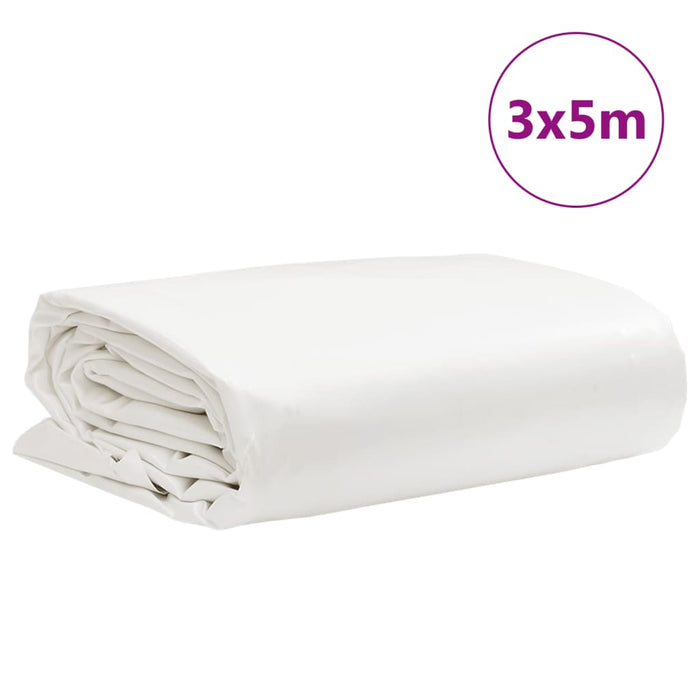 Tarpaulin White 3x5 m 650 g/m²