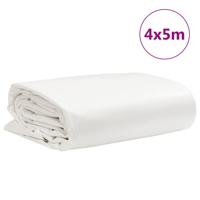 Prelata alba 4x5 m 650 g/m²