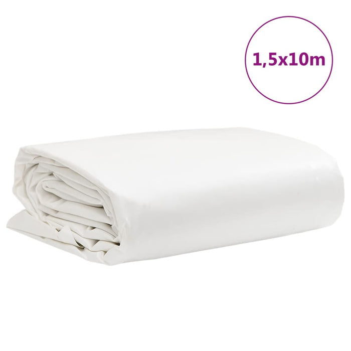 Prelata alba 1,5x10 m 650 g/m²