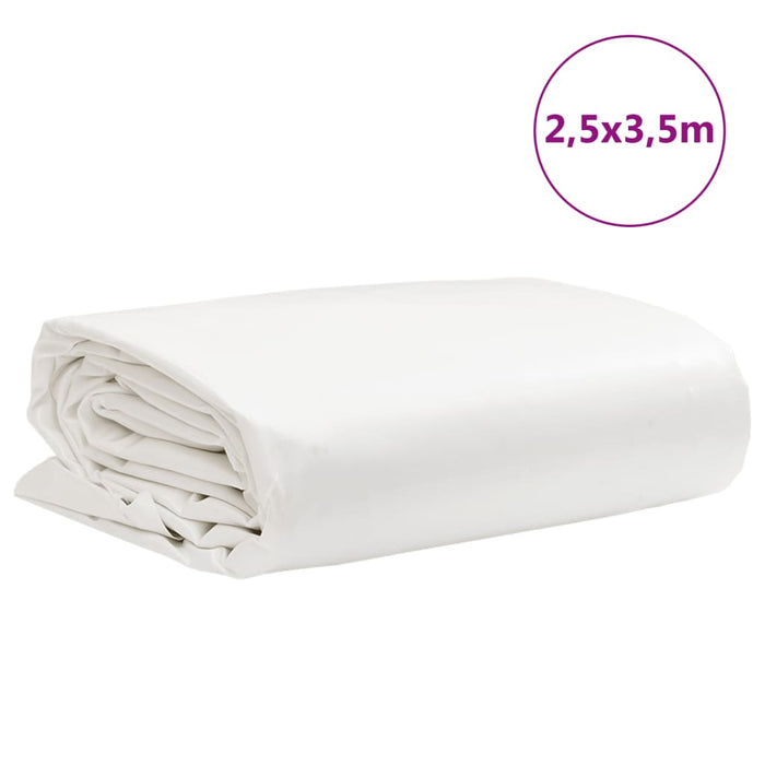 Prelata alba 2,5x3,5 m 650 g/m²